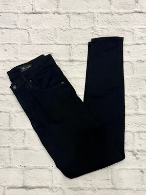AG Adriano Goldschmied Black Farrah Ankle High Rise Skinny Jeans